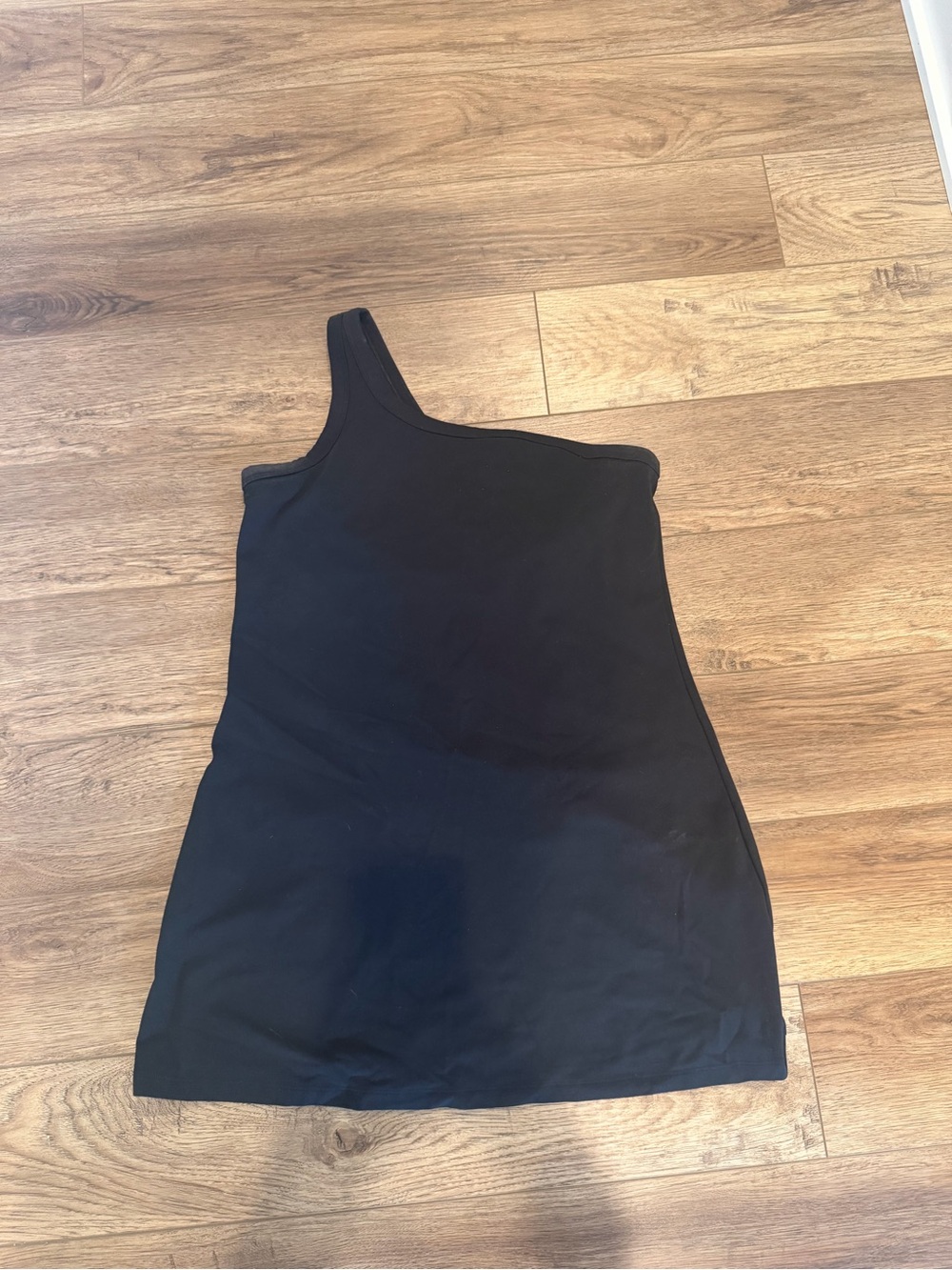 Target One-Shoulder Black athletic Dress